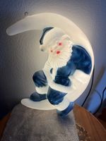 Weihnachtsdeko Leuchtfigur Samichlaus im Mond