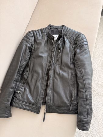 Lederjacke - Black- Serge Pariente