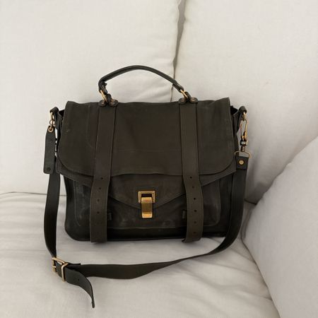 Proenza Schouler PS1 Schultertasche Medium Olive Selten