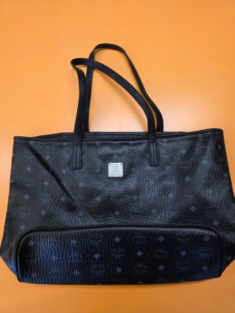 MCM Shopper Tasche schwarz, sehr guter Zustand