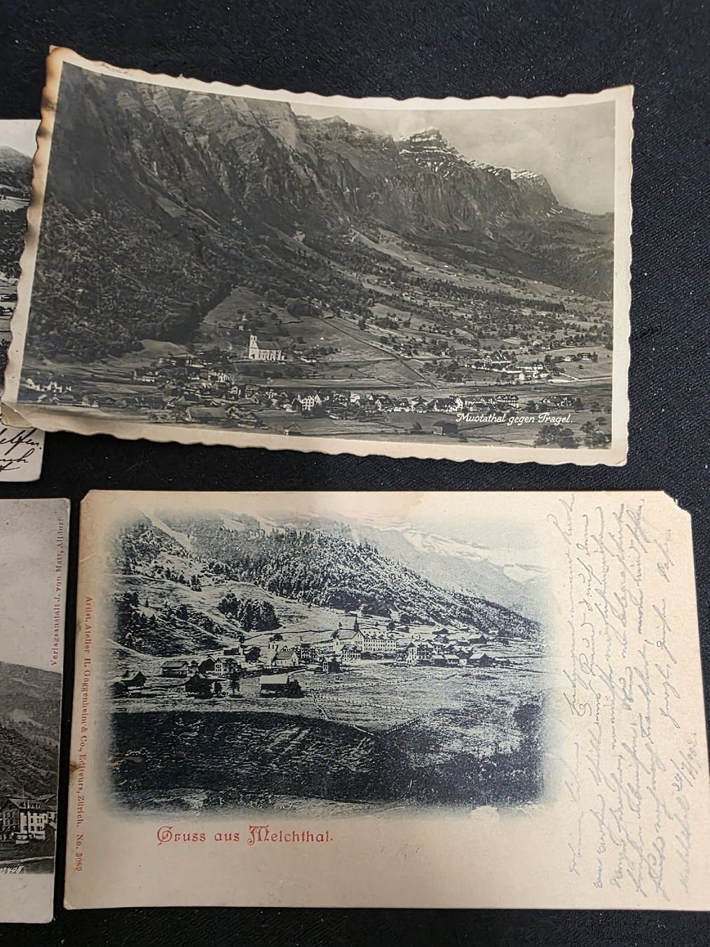 Cartoline postali: Alte Ansichtskarten, Melchtal OW, um 1900, 4 Stück – Usato da Wolfertswil venduto da Antiko 2