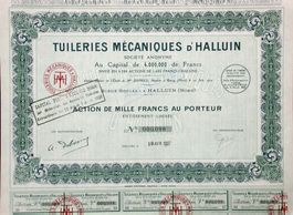 Tuileries Mécaniques d'Halluin SA, Halluin - 1927