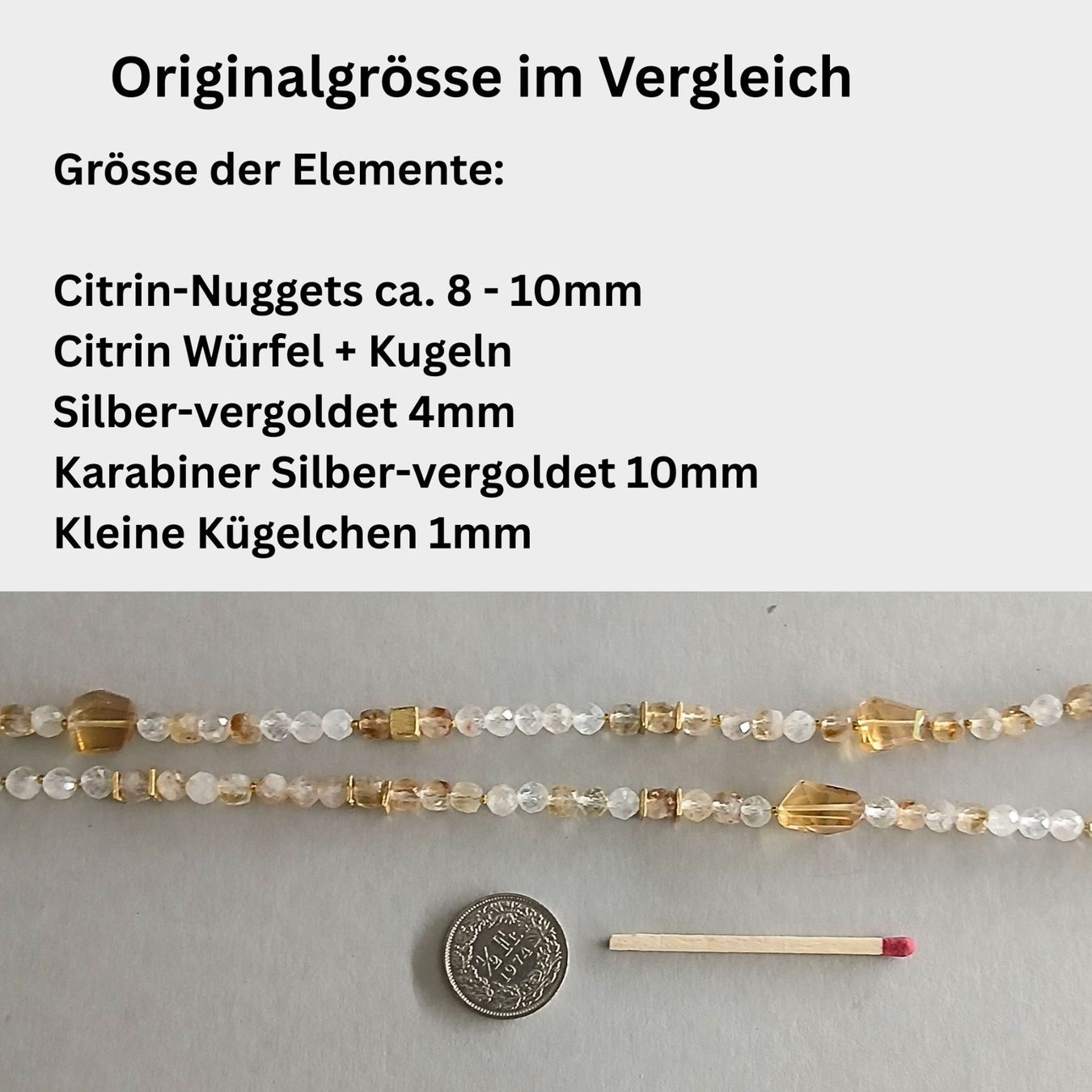 Catenine: 2in1 Citrin Halskette ODER Armband   Emarra – Nuovo e nell'imballaggio originale da Gossau SG venduto da Seravi1988 7