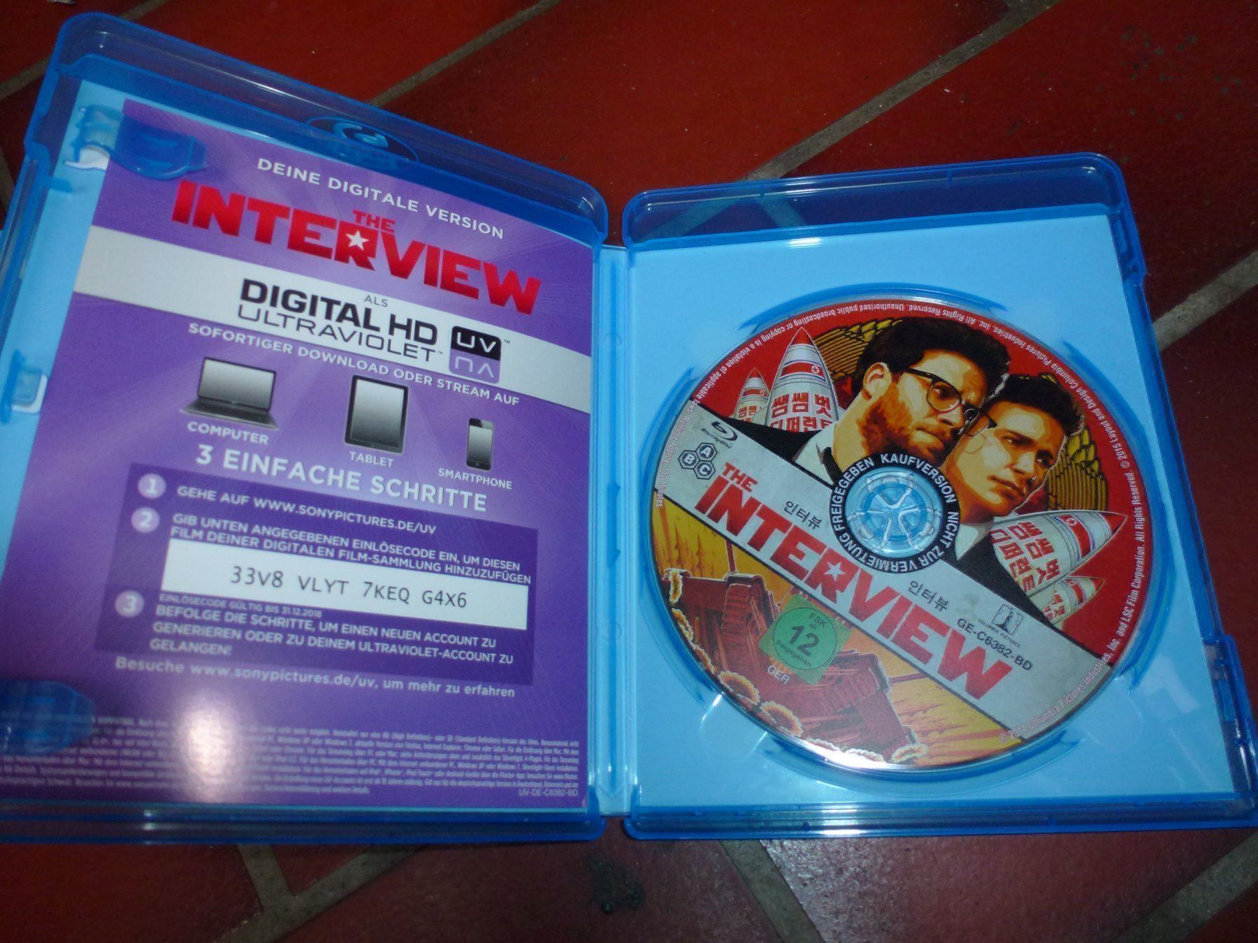 Alle DVDs: The Interview BLU-RAY – Gebraucht aus Olten von Disc-Verkauf 1