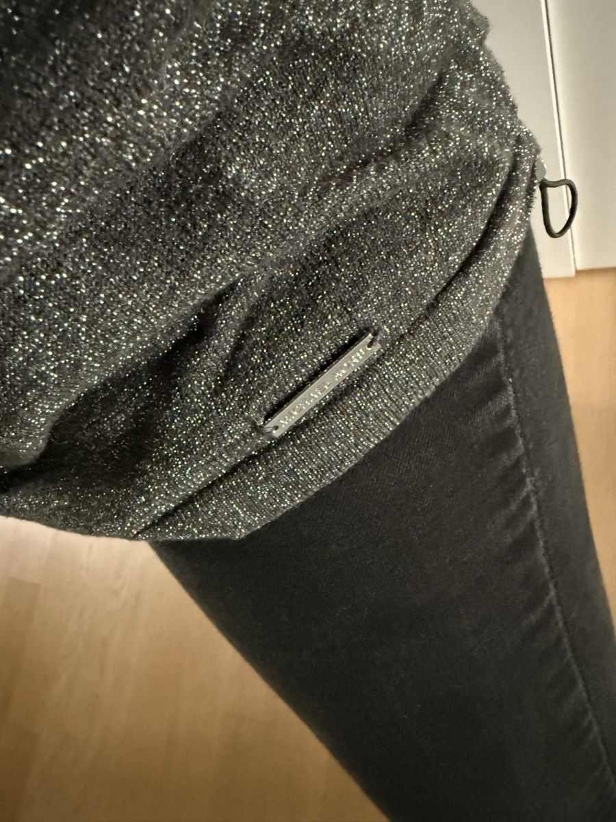 Michael Kors Pulls & Sweat-shirts: Michael Kors MK Strickpullover Rollkragen M Silber Glitzer  – D'occasion à Staad SG par Chirrari 4
