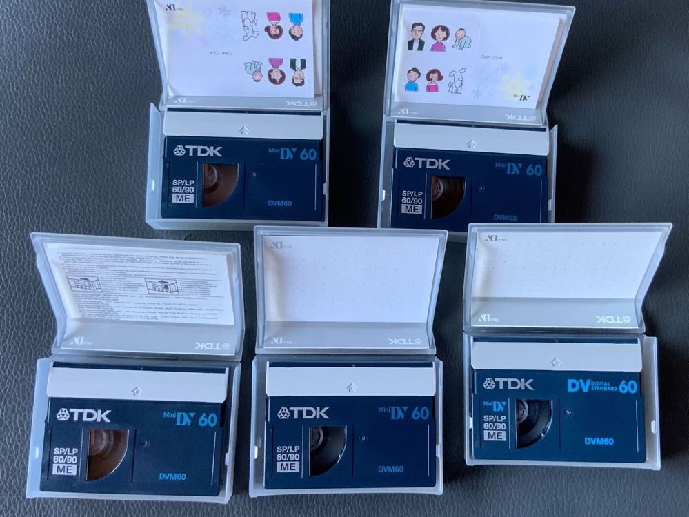 Stück MiniDV Kassetten für Mini DV Camcorder Kaufen auf Ricardo
