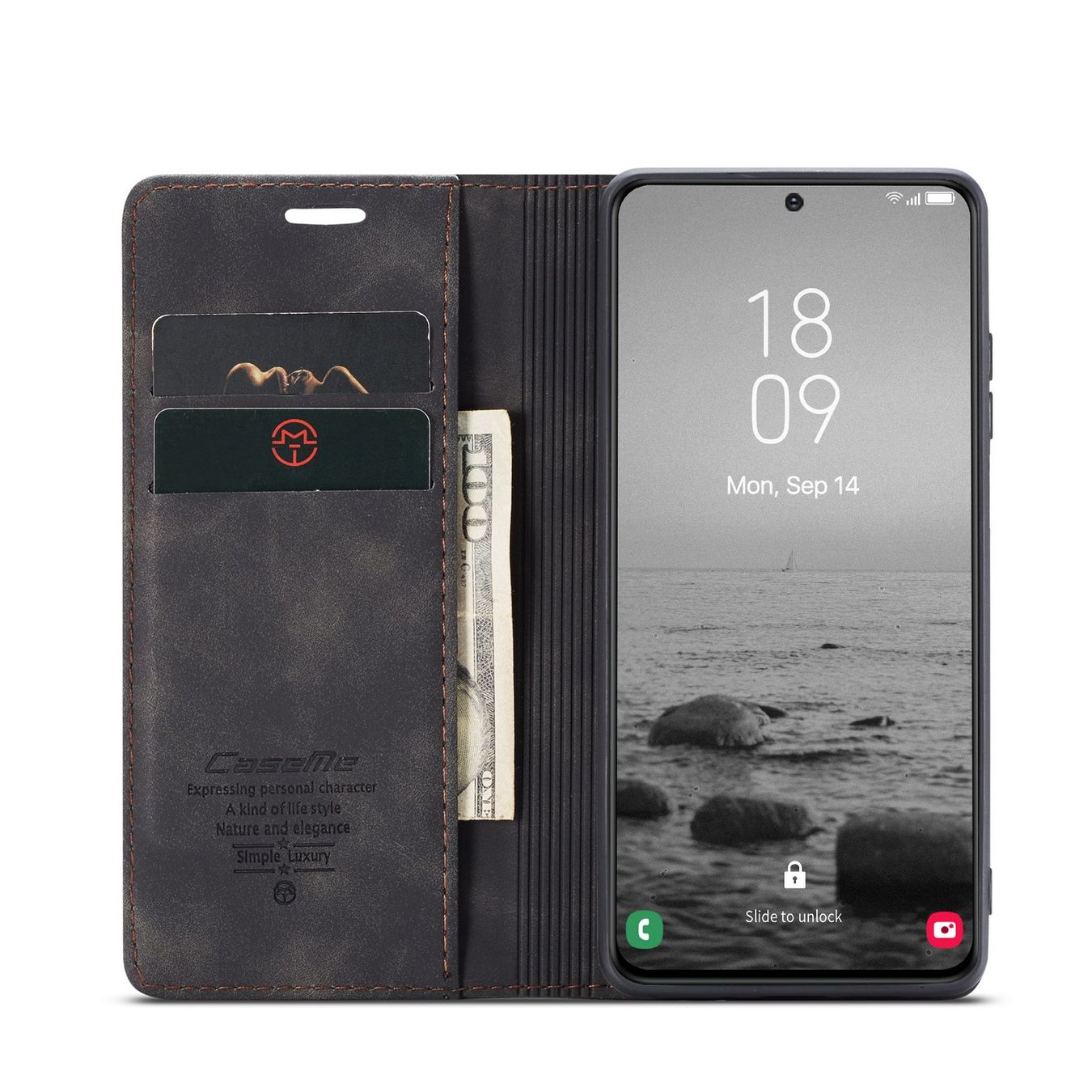 Cover & Protezioni schermo: Galaxy S23 Plus - étui à rabat portefeuille support noir – Nuovo e nell'imballaggio originale da Morges venduto da DigiAC 1