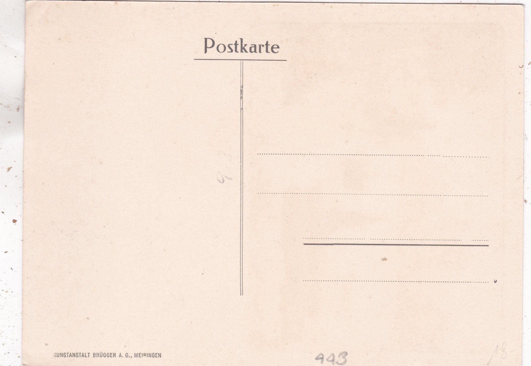 Cartoline postali: Gunten am Thunersee Hotel Hirschen – Usato da Herisau venduto da Lisegrat2008 1