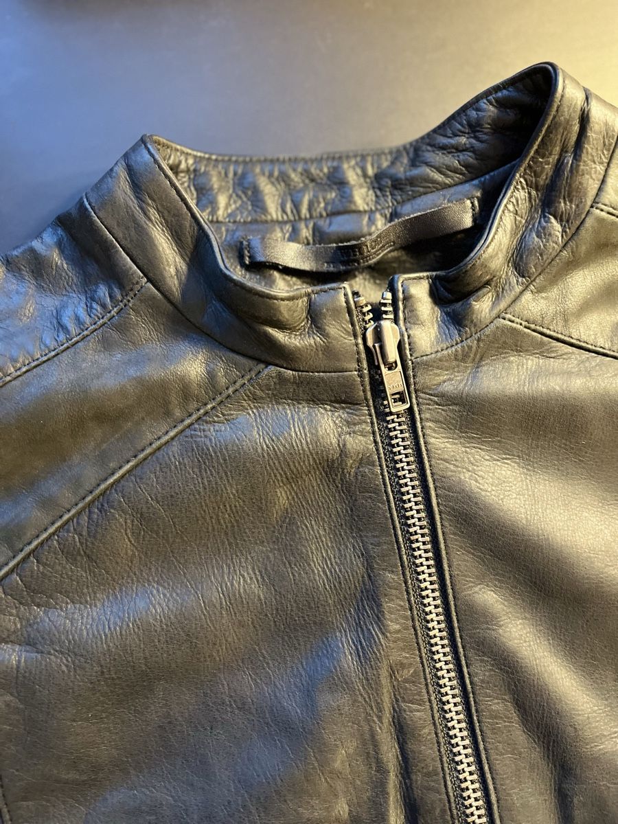 Giacche: Schwarze Lederjacke, Gr. 38, Wonhundred – Usato da Zürich venduto da scke 1