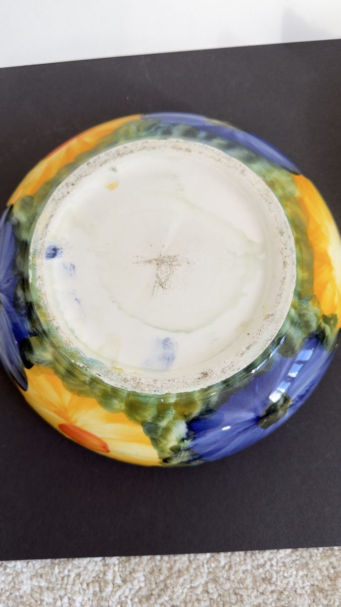 Piatti di portata: Teller/Schale mit Blumenmuster Handbemalt – Usato da Widnau venduto da kustercarmen 4
