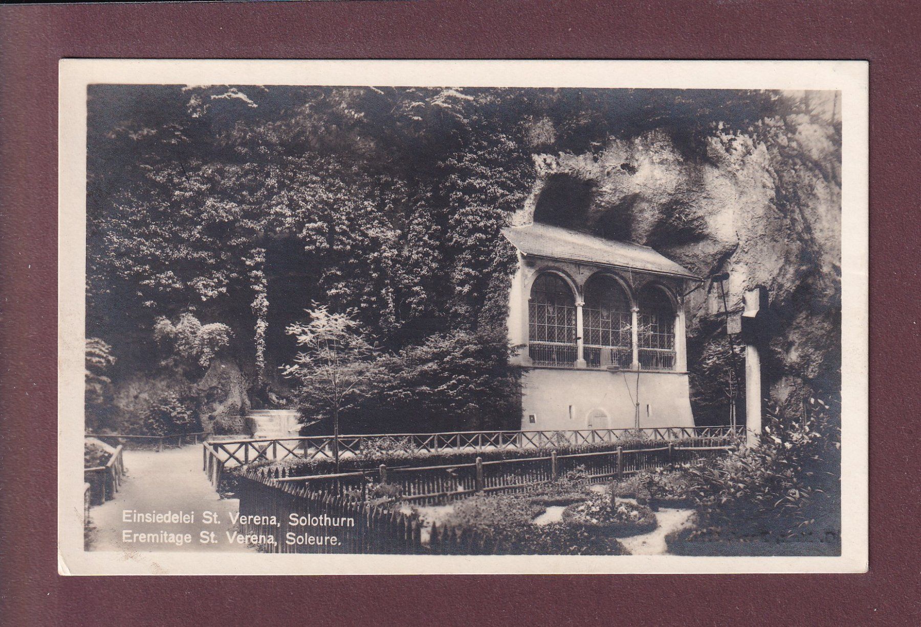 Cartes postales: SOLOTHURN - Einsiedelei St. Verena – D'occasion à Pully par nicecards
