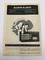 Vintage Radio-Karte Radioaktion, Rarität für Samm...