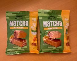 2 Packungen Matcha Mango Toffees mit je 200g