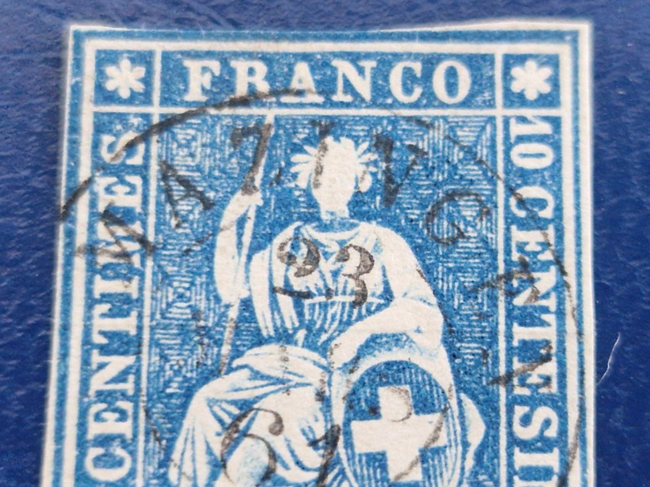 Tutti i francobolli: Strubel 23G, MAZINGEN, ab 1.- – Usato da Burgdorf venduto da Glossy01 2