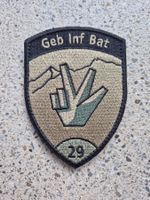 *** Badge Geb Inf Bat 29 mit klett ***
