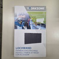 Workzone Werkzeug-Lochwand / Pegboard (490 x 300 x 14 mm)