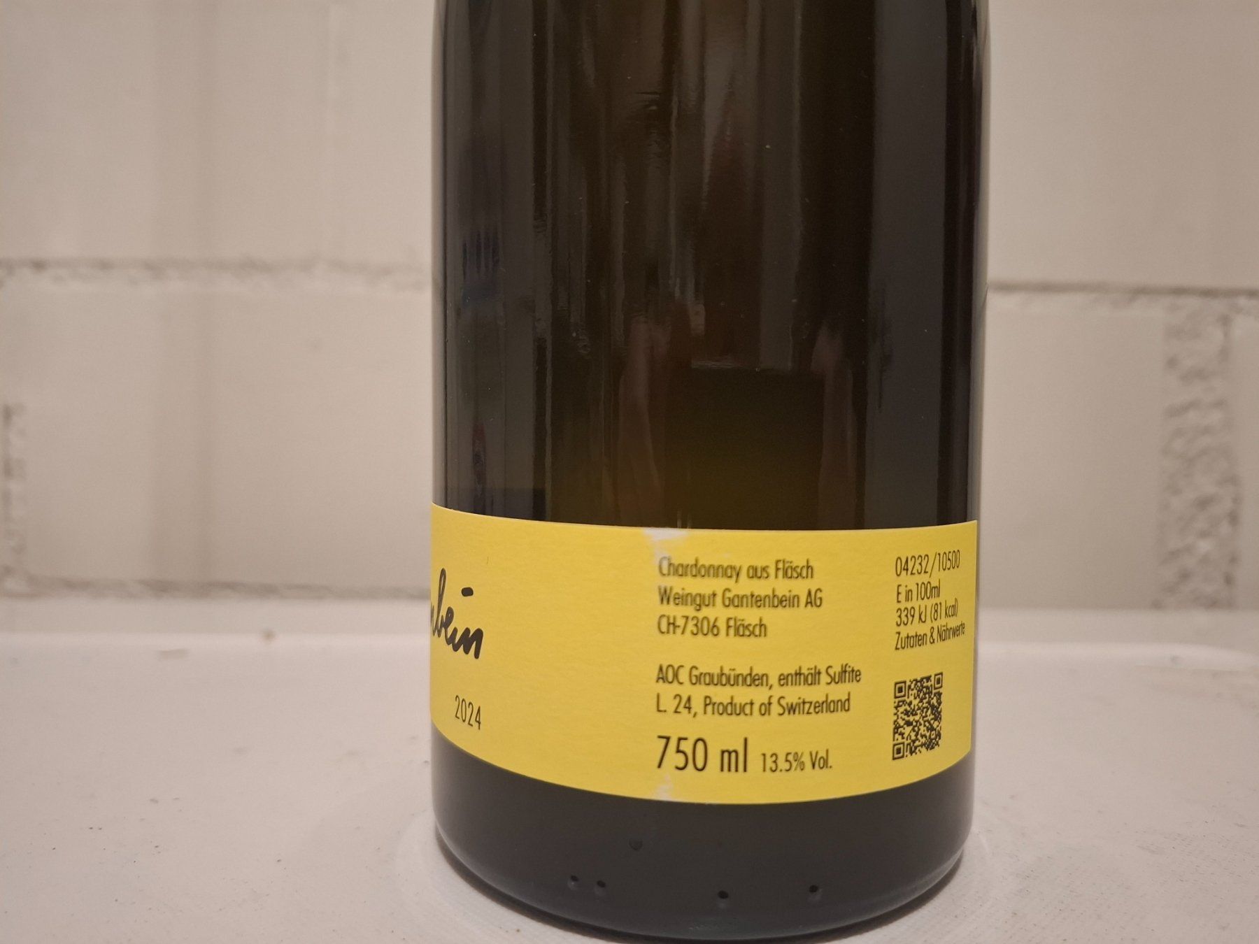 Vino: 1 Fl Gantenbein Chardonnay 2024 – Nuovo (secondo la descrizione) da Wil SG venduto da naga89 2