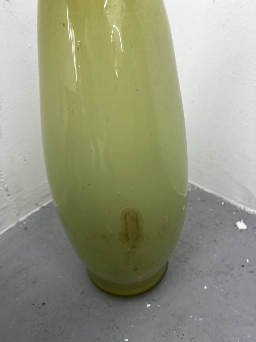 Vasen & Gefässe: Grosse Glasvase gelblich aus Glas – Gebraucht aus Wettingen von NickInc 2