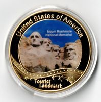 Mount Rushmore National Memorial_Tourist Landmark_USA_Medail
