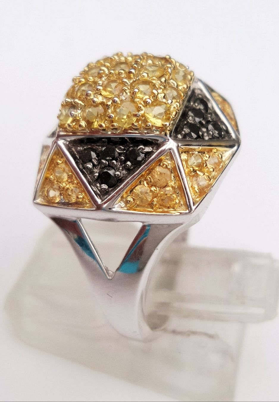 Anelli: Weissgold Edelstein Fingerring – Nuovo (secondo la descrizione) da Zürich venduto da Benedikt21 2