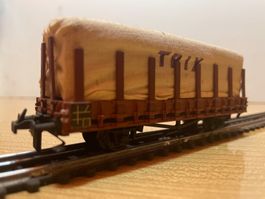 Trix H0 Güterwagen mit Plane🚂