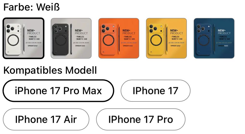 Apple Cover & Protezioni schermo: iPhone 17 Pro Hülle Orange – Nuovo e nell'imballaggio originale da Gisikon venduto da Fidii 5