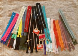Reissverschluss Set bunt Nähzubehör