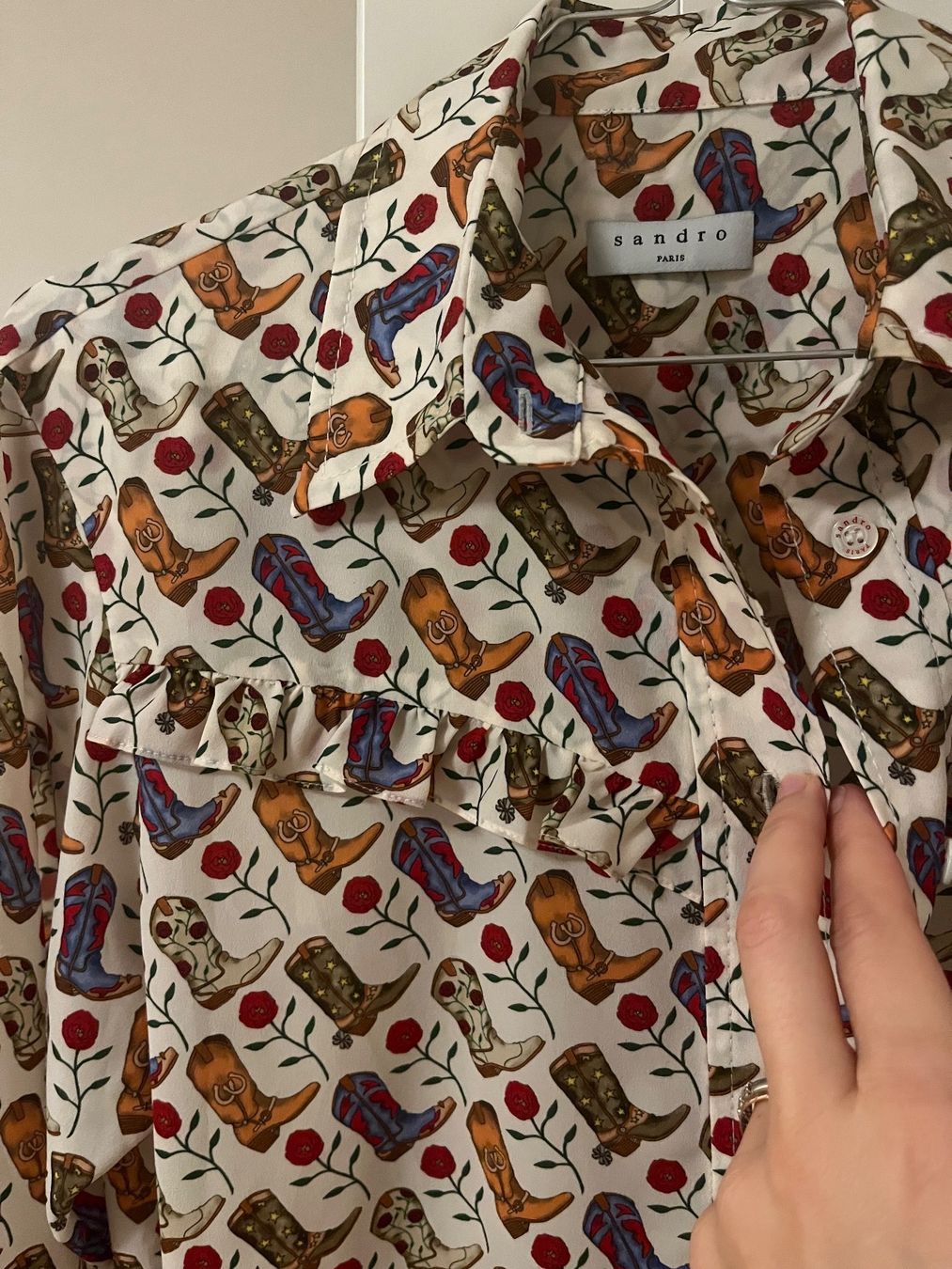 Sandro Camicette: Sandro Bluse/ Chemisier taille 1 – Nuovo (secondo la descrizione) da Affoltern am Albis venduto da lumbrera22 2