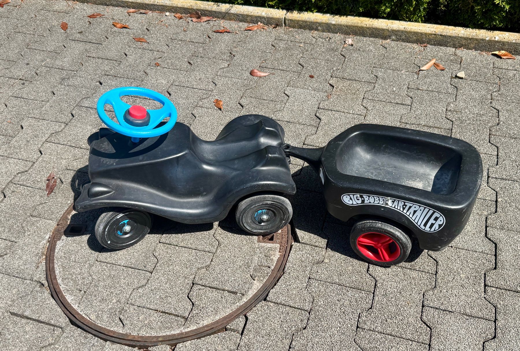 Big Veicoli per bambini: Bobby Car mit Angänger schwarz – Usato da Reichenburg venduto da bibo222 2