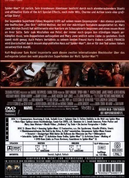 Tutti i DVDs: Spider-Man 2    (2 DVDs) – Usato da Horn venduto da Wings0 1