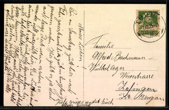 Cartoline postali: AK Thun, Ferienhaus Seehalde – Usato da Berlin venduto da bartko-reher 1