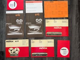 Revox diverse Bedienungsanleitungen