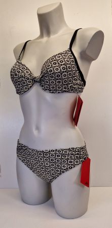 Bikini Damen Lahco Black Creme - 42B / 42C / 40D / S