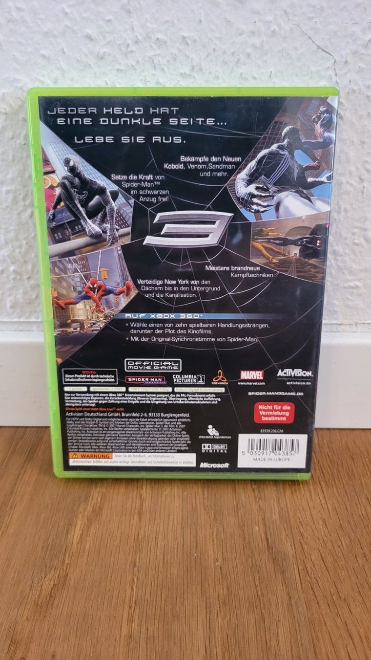 Microsoft Jeux: Xbox 360 - Spider-Man 3 – D'occasion à Münsingen par DigitaleSpielecke 1