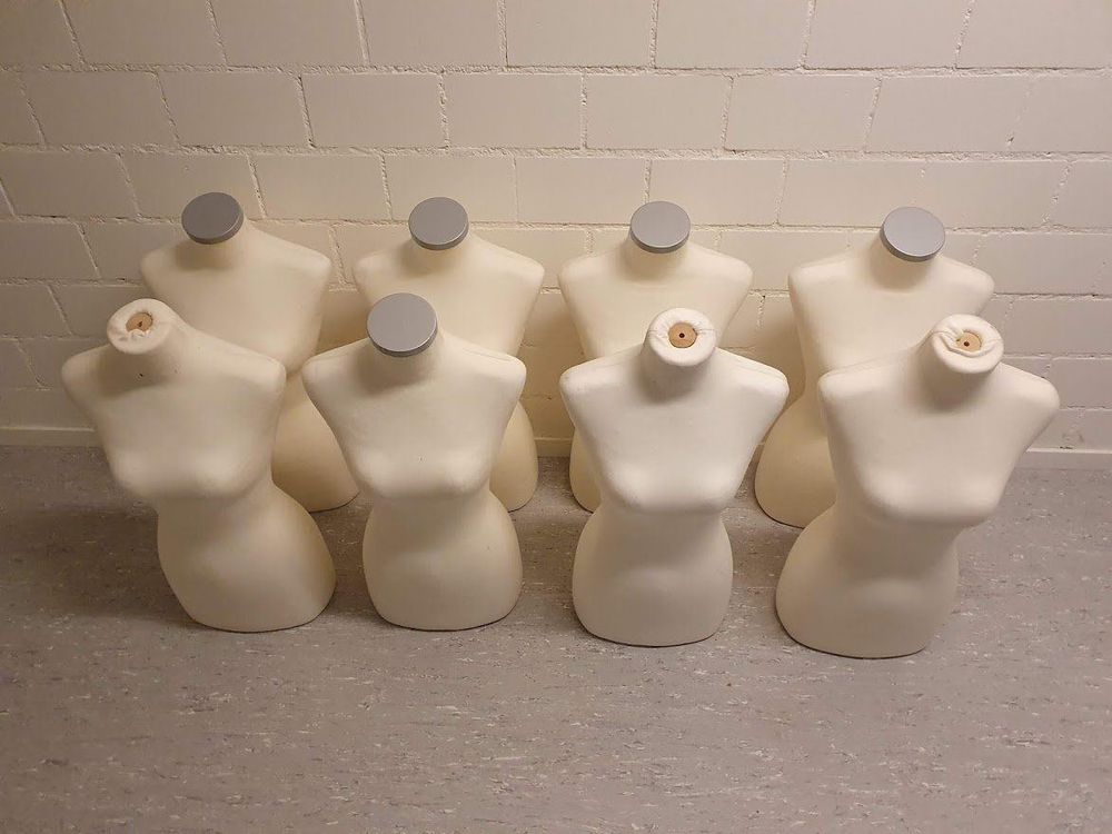 GLEAVI Schaufensterpuppen-Bezug Samt - Dehnbarer Stoffbezug Für Oberkörper-Puppen - Beige