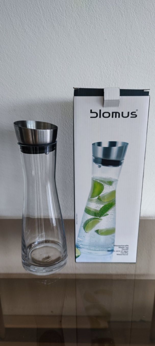 Blomus Karaffen: Blomus ALDOA Wasserkaraffe, mit Originalverpackung – Gebraucht aus Stäfa von Rampensau