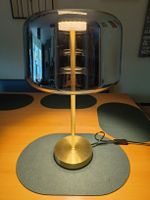 Schicke Tischlampe, Chrom/Gold Optik, 50 cm hoch!