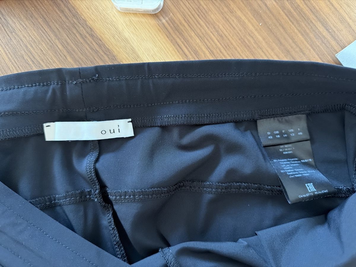 Pantaloni: Leichte Hose OUI 42 schwarz neu – Nuovo (secondo la descrizione) da Dornach venduto da samuti 3