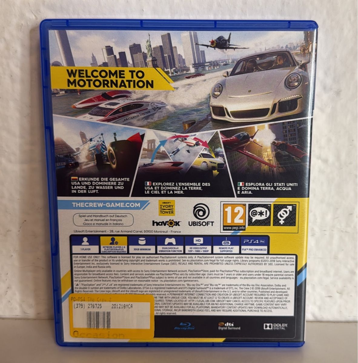 Sony Spiele: The Crew 2 PS4/PS5 - Game with Case – Gebraucht aus Ehrendingen von bubulence 1