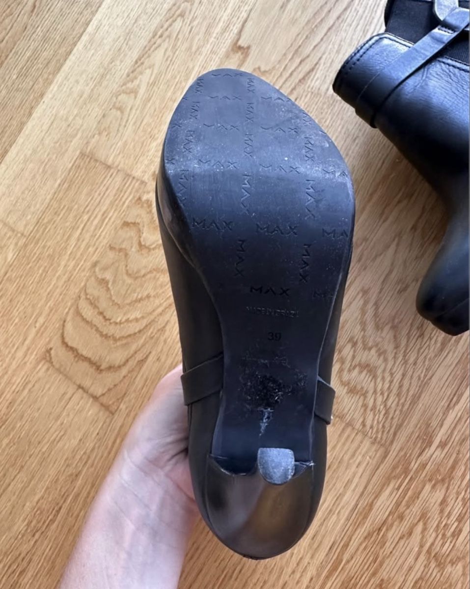 Scarpe da donna: Elegante Stiefeletten, schwarz, Gr. 39 – Usato da Basel venduto da Meli-92 3