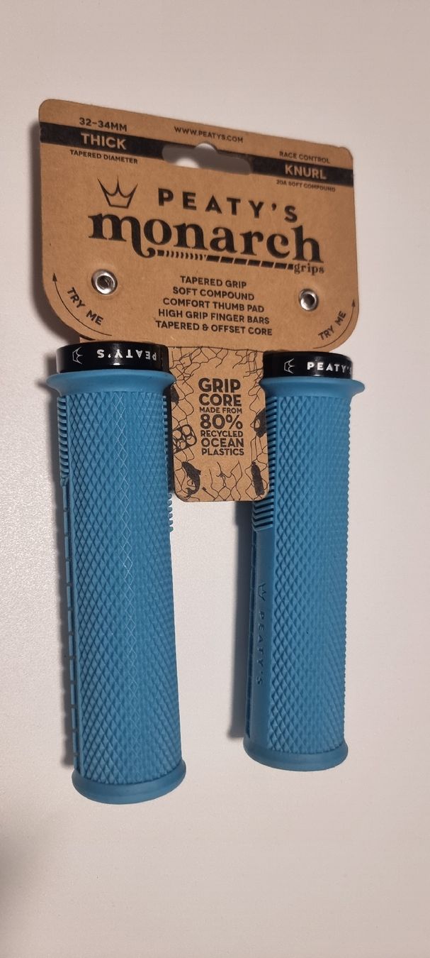 Pezzi di ricambio: Peaty's Peaty's Monarch Grips Knurl Thick Blu – Nuovo e nell'imballaggio originale da Chiasso venduto da rottu89