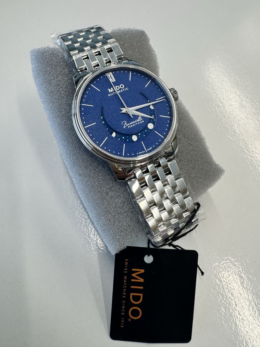 Mido Orologi: Montre MIDO Automatiqu Baroncelli – Nuovo e nell'imballaggio originale da Biel/Bienne venduto da assura 1