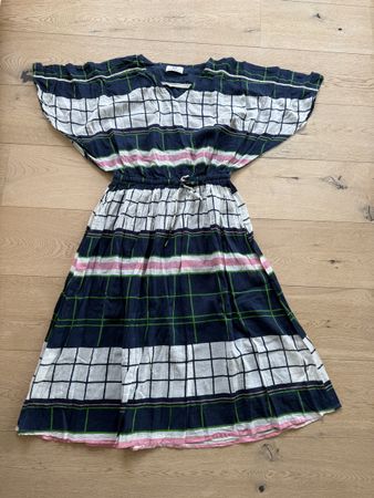 Robe longue à carreaux taille M 