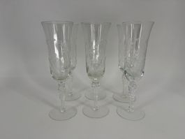 6 Vintage Sektgläser