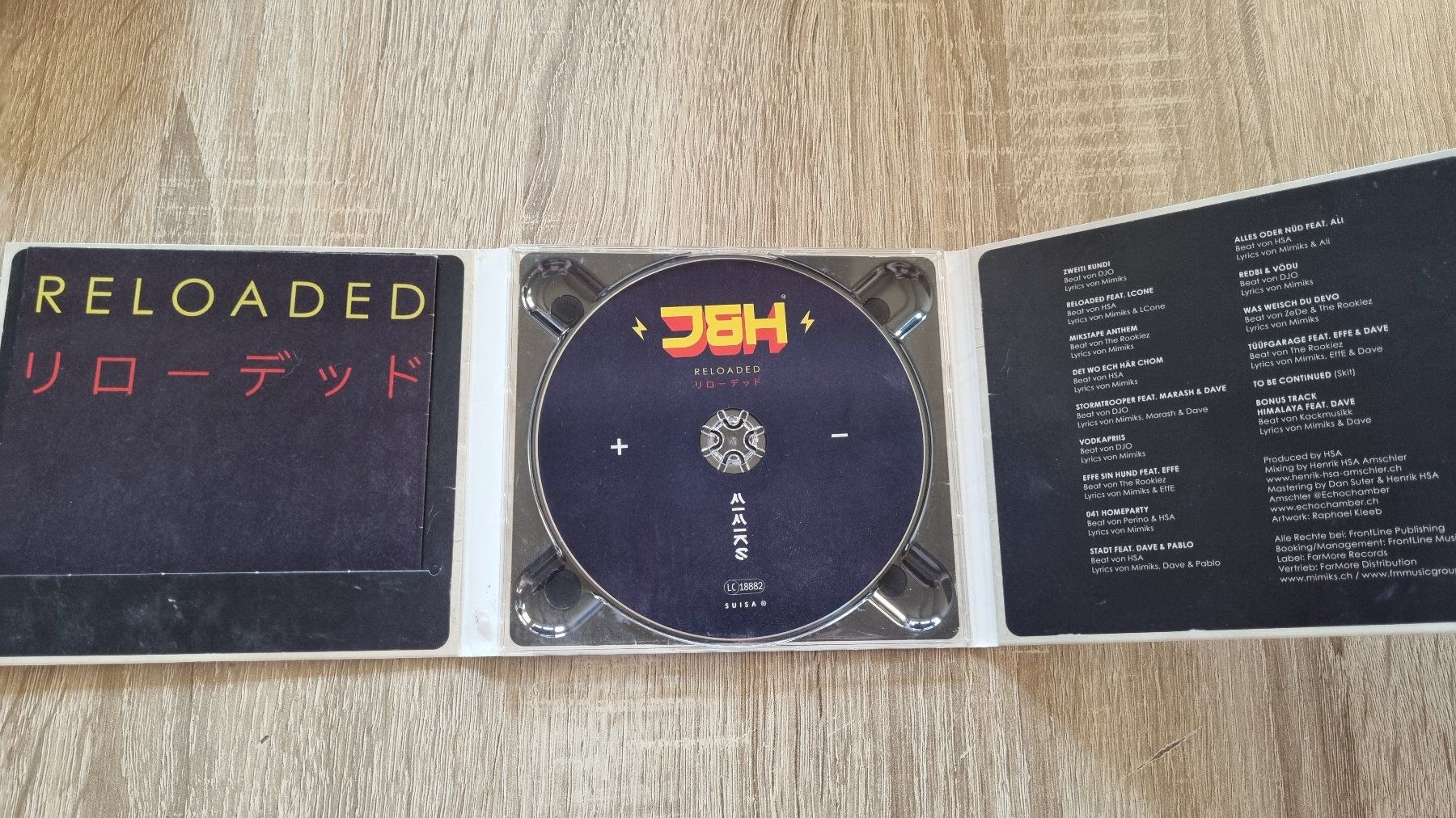 CD: Mimiks - Jong & Hässig Reloaded – Usato da Hagenbuch ZH venduto da lecterr55 1