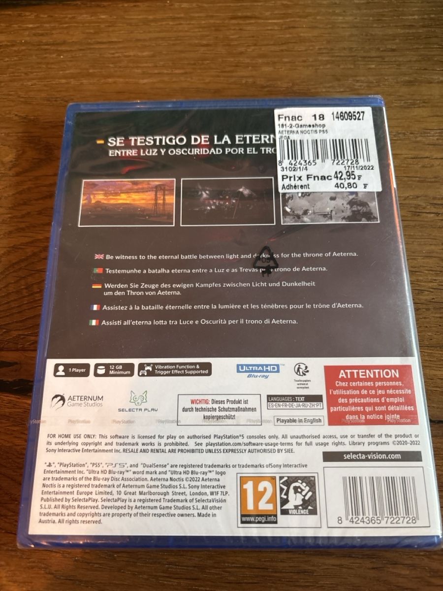 Giochi: Neues PS5 Spiel Aeterna Noctis - OVP – Nuovo e nell'imballaggio originale da Zürich venduto da hiddentreasures_zh 1