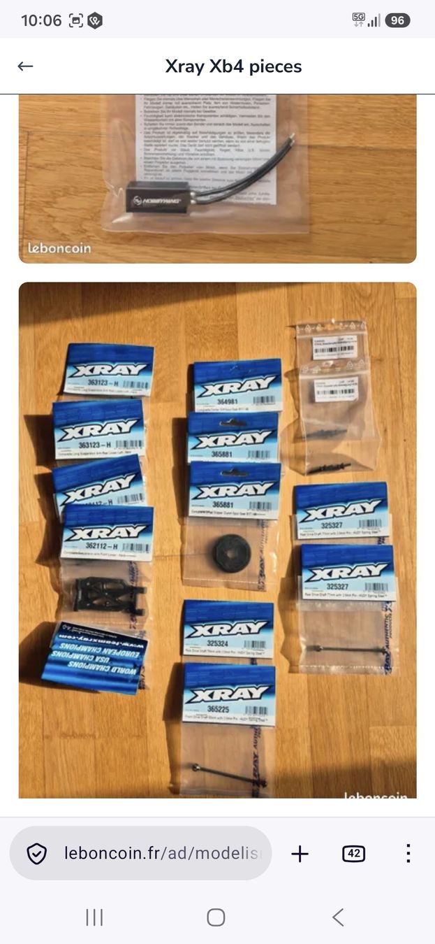 XRay RC Kits de montage: xray xb4 – Neuf avec emballage d'origine à Kilchberg ZH par Alex_Kiki 2