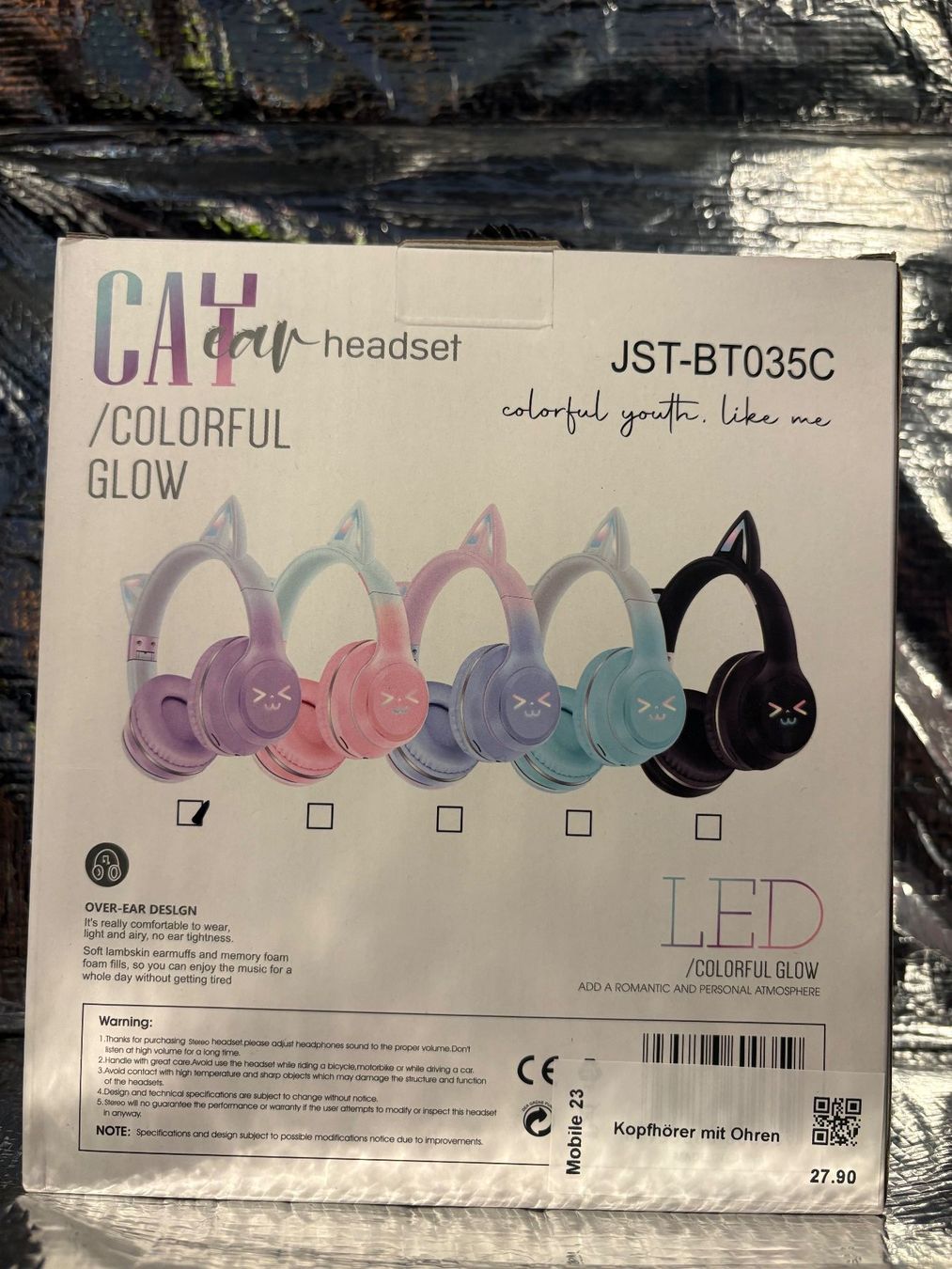 Cuffie: Kinderkopfhörer NEU!! Violett – Nuovo e nell'imballaggio originale da Ehrendingen venduto da Mobile23 3