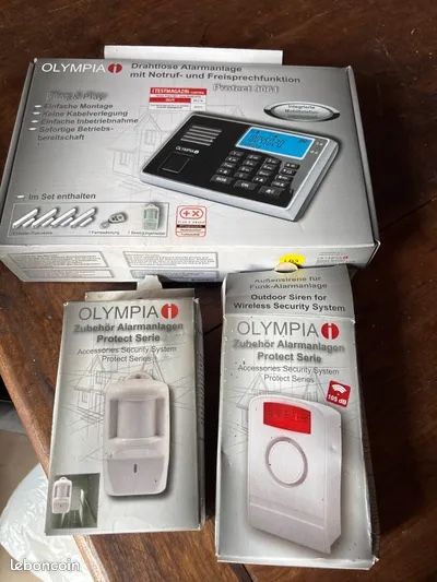 Alarmanlagen: OLYMPIA Protect 9061 Wireless Alarm System Set – Neu (gemäss Beschreibung) aus Wilen b. Wollerau von Urso007 1