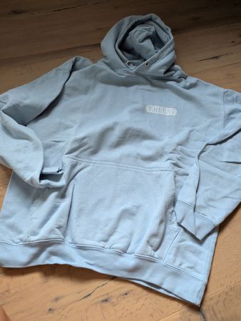 Kapuzenpullover YUNG HURN hellblau Grösse M 